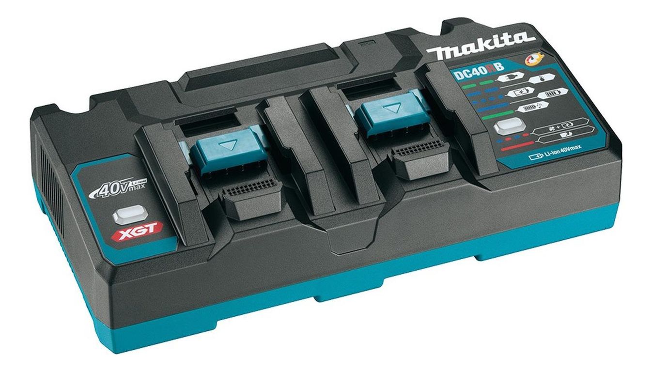 Cargador Doble DC40RB XGT 40V Max Carga Rápida