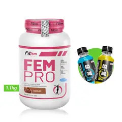 FITFEM - FEM PRO 1KG PROTEÍNA Chocolate + REGALOS