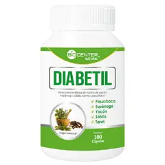 BIOCENTER NATURAL - Diabetil x 100 unidades -