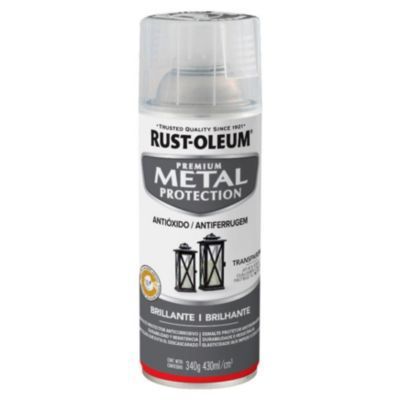 Aerosol rust-oleum metal protection brillante transparente