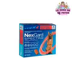 NEXGARD - Antipulgas Spectra de 30.1 a 60 kg x 3 tabletas