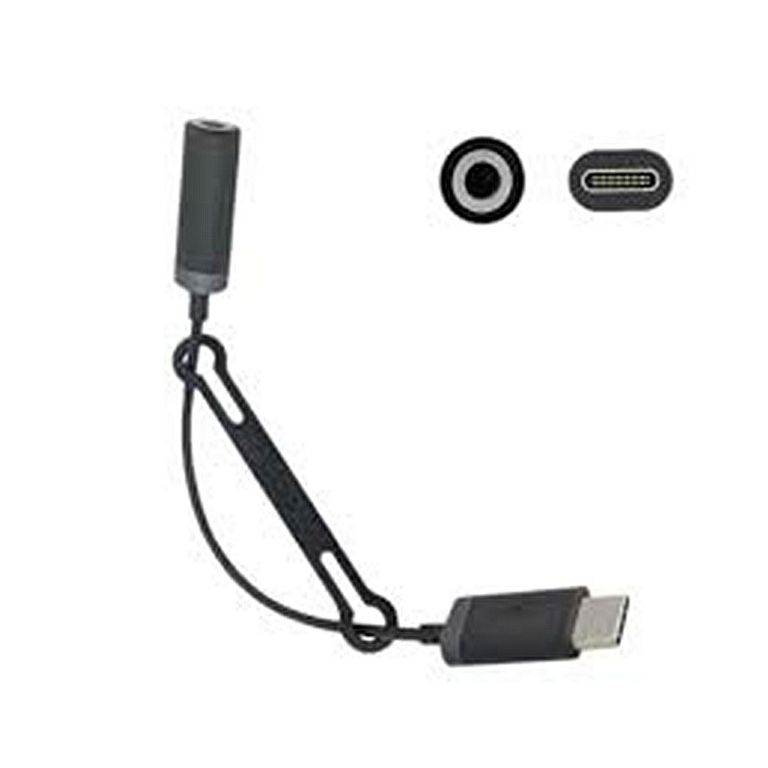 CABLE ADAPTADOR DE ENTRADA TIPO C A JACK 3.5 MM negro