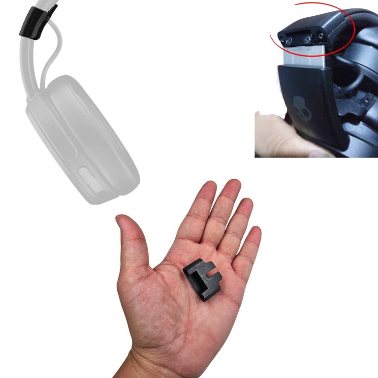 Bisagra de Recambio Para Skullcandy Crusher Negra