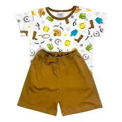 OTTOWARE - PIJAMA NIÑO VAQUERO MARRON_.