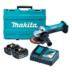 MAKITA - Amoladora Esmeril DGA452RFE 18V 5" Kit 2x3.0Ah