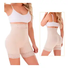 OEM - Faja Short Calzon Reductor Cintura Talle Alto Moldea Comprime Levanta Glúteos