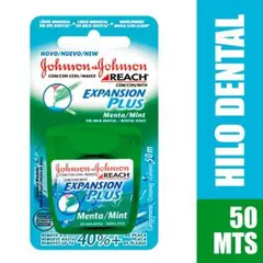 JOHNSONS - Hilo Dental con Cera Menta Expansion Plus 50 metros