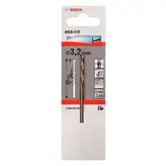 BOSCH - Broca Metal Cobalto HSS-Co 3.2 x 36 x 65