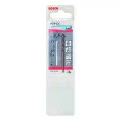 BOSCH - Broca Metal Cobalto HSS-Co 2.5 x 30 x 57