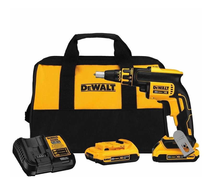Atornillador Drywall 1/4" 20V XR DCF620D2 2 x 2.0 Ah