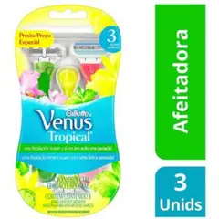 GILLETTE - Máquina para Afeitar Venus Tropical 3 unidades