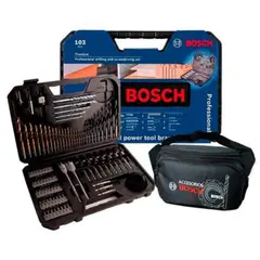 BOSCH - Set de 103 Piezas + Canguro para Accesorios