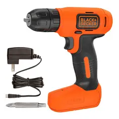 BLACK+DECKER - Atornillador Black & Decker Litio LD008 8v 3/8"