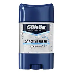GILLETTE - Gel Antitranspirante Antibacterial Cool Wave 82g