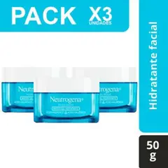 NEUTROGENA - Pack X3 Crema Hydroboost Water Gel X50 Grs