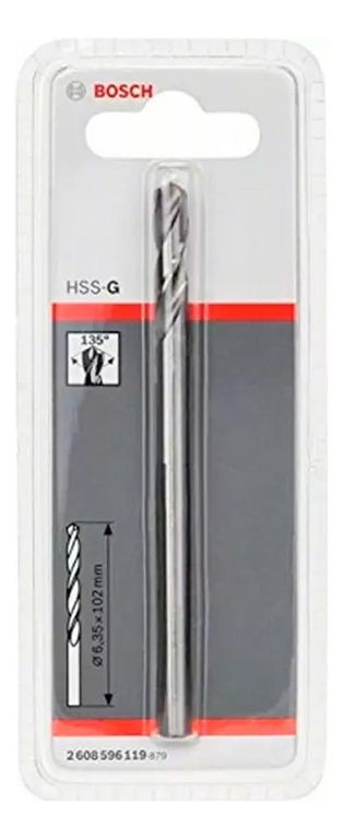 Broca Piloto HSS-G 1/4" x 102mm