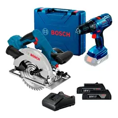 BOSCH - Sierra Circular GKS 18V + Taladro Atornillador GSR 180