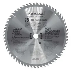 KAMASA - Disco Sierra para Madera 16 60 Dientes KM268
