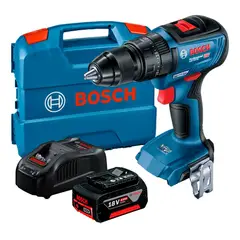 BOSCH - Taladro Percutor GSB 18V-50 + 1 Batería 5.0Ah