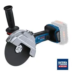 BOSCH - Amoladora Inalámbrica GWS 18v-180 PC Biturbo Baretool