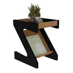 73 EXPERIENCE - Mesa auxiliar Zetabic - Negro & Caramelo -