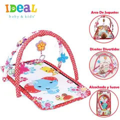 IDEAL - Gimnasio Para Bebe con Juguetes Elephant Red