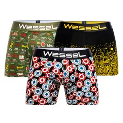 WESSEL - Boxer Pack W12 x3 Hombre