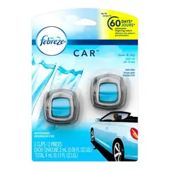 FEBREZE - Aromatizante de Autos Car Linen & Sky 60 días aprox.
