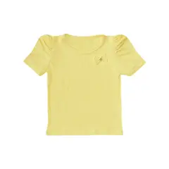 KIDS MASHMELO - POLO NIÑA RIB CON RECOGIDO EN MANGAS