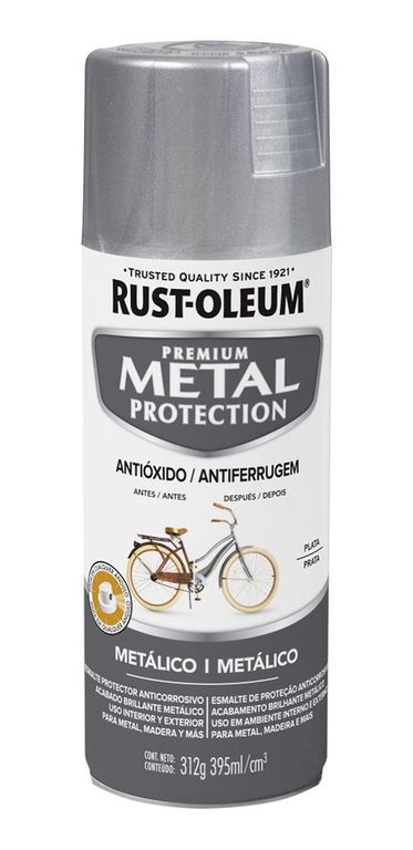 Aerosol anticorrosivo metal protection metálico plata 312g