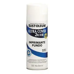 RUST OLEUM - Aerosol multiusos ultra cover 2x imprimante blanco 340g
