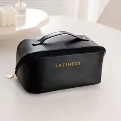 GENERICO - Makeway - Bolso neceser portátil de maquillaje para mujer - Negro