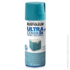 RUST OLEUM - Rust-Oleum Pintura Aerosol Multiusos 2X Turquesa Satin 340g