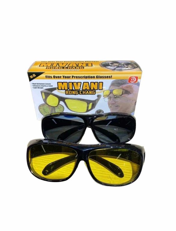 Lentes de Dia y Noche 2x de Moto Autos Camionetas Protección UV400