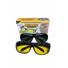 GENERICO - Lentes de Dia y Noche 2x de Moto Autos Camionetas Protección UV400