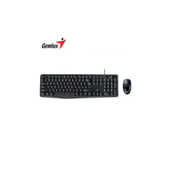 GENIUS - Combo Teclado y Mouse Smart KM 170 Conector Cable USB