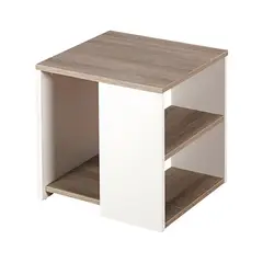 73 EXPERIENCE - Mesa auxiliar Anbrill - Blanco & Nogal Africano -