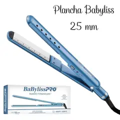Babyliss Pro - Plancha Alisadora Nano Titanium Wet Dry 25mm
