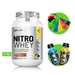 UNIVERSE NUTRITION - NITRO WHEY 1.1 KG PROTEINA UN CHOCOLATE+ REGALOS