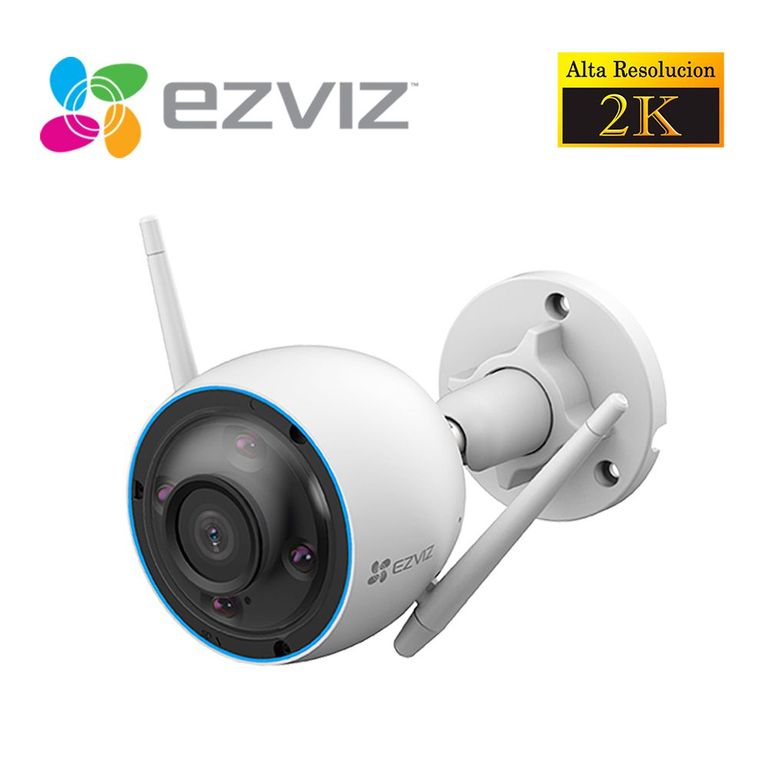 Cámara Seguridad H3 2K 3MP Exterior Wifi Inalámbrica
