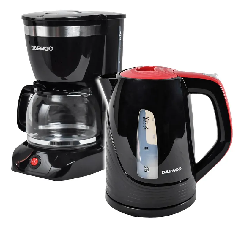 Combo Cafetera 1.25L 12 tazas+Hervidor 1.7