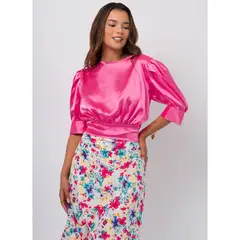 DOLCATTA - Blusa Desirée - Fucsia Color -