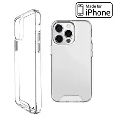 GENERICO - Space Clear Case Iphone 15 Pro Max Con Marca