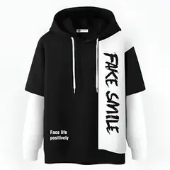 YANSUS - Polera Hombre Bicolor Fake Smile