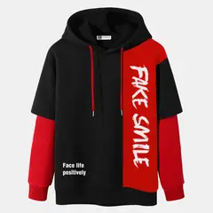 YANSUS - Polera Hombre Bicolor Fake Smile