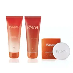 NATURA - Hidratante Corporal + Jabon Liquido y en barra Kaiak clasico Mujer