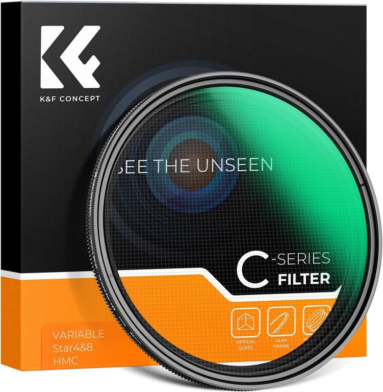 Filtro KYF Concept Estrella 4-8 Puntos 72mm
