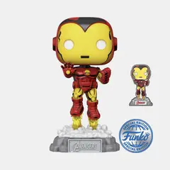 FUNKO - POP AVENGERS EARTHS NIGHTIEST - IRON MAN WITH PIN