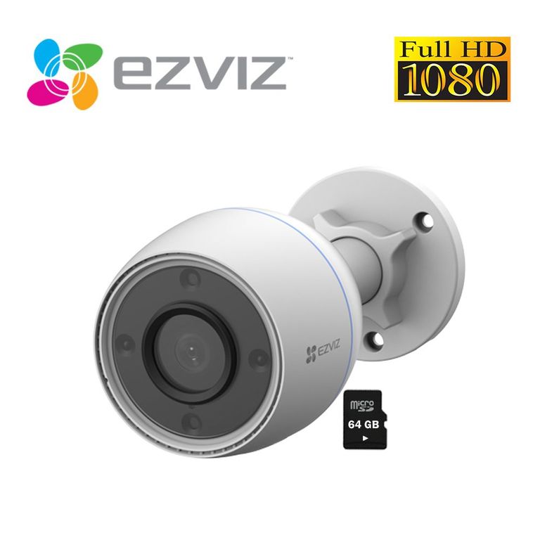 Cámara Seguridad Wifi H3C Full Hd 2Mp IP67 Exterior Noche Color SD 64GB