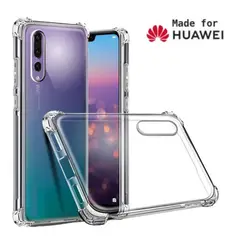 GENERICO - Space Clear Case Huawei Y9 Prime Con Marca